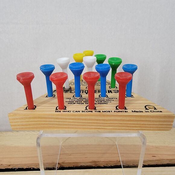 Conqueror Triangle Peg Game - Picture 3 of 3
